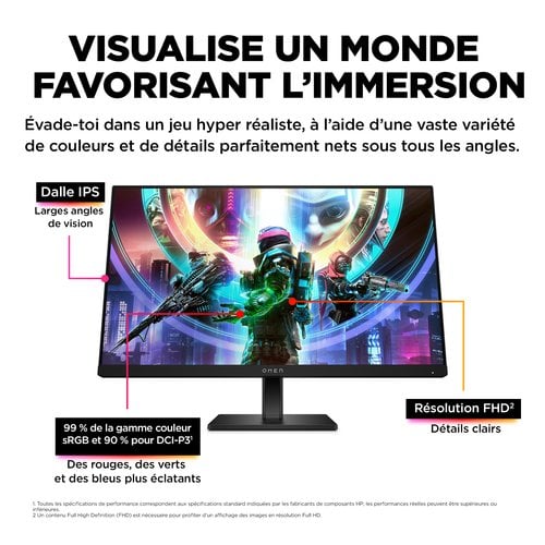 OMEN 24 FHD 165Hz Gaming - Achat / Vente sur grosbill.com - 17