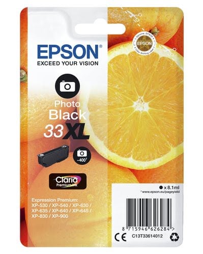 Epson Ink/33XL Oranges 8.1ml PBK - Achat / Vente Consommable imprimante sur grosbill.com - 2