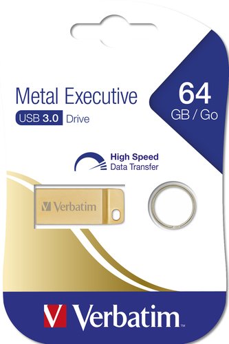 Metal Executive USB 3.0 Drive Gold 64GB - Achat / Vente sur grosbill.com - 4