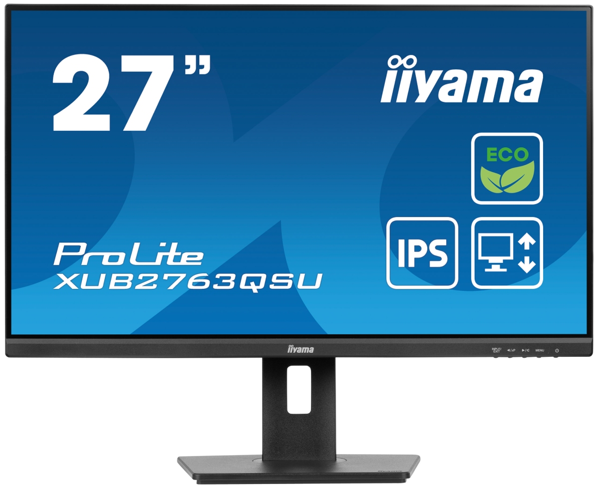 Iiyama 27"  XUB2763QSU-B1 - Ecran PC Iiyama - grosbill.com - 0