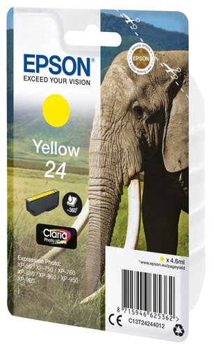 Epson - Jaune - C13T24244012 - Achat / Vente Consommable imprimante sur grosbill.com - 1