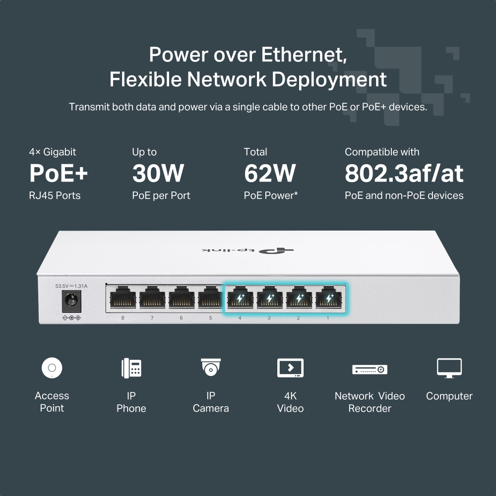 Switch TP-Link Festa FS308GP - grosbill.com - 6