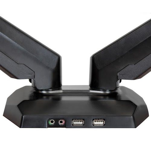 Dual Monitor Arm for up to 30" Monitors - Achat / Vente sur grosbill.com - 1