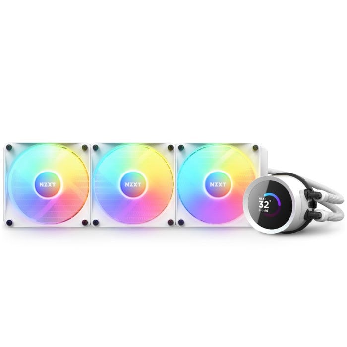 NZXT Kraken Blanc RGB 360mm - Watercooling NZXT - grosbill.com - 2