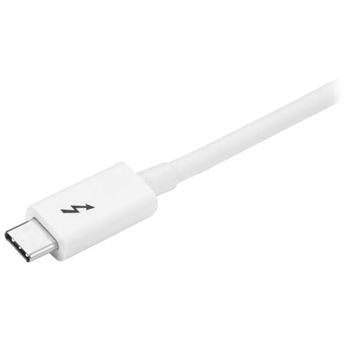 1m Thunderbolt 3 Cable 20Gbps - White - Achat / Vente sur grosbill.com - 1