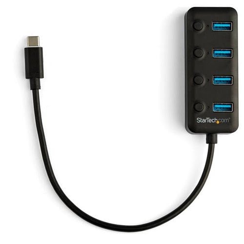 Hub - USB C 4-Port with On/Off Switches - Achat / Vente sur grosbill.com - 2