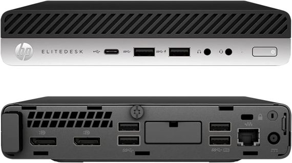 HP EliteDesk R5 PRO R5-2400/8Go/256G/W10P Seconde vie - Barebone et Mini-PC - 1