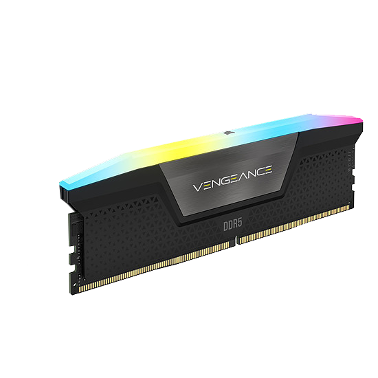 Corsair Vengeance RGB 16GO (1x16) DDR5 5200MHz OEM - Mémoire PC Corsair sur grosbill.com - 1