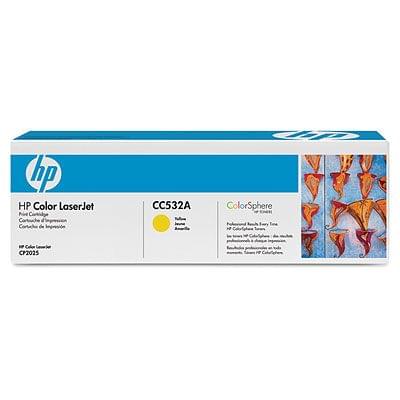 Toner Jaune 2800 p. - CC532A pour imprimante Laser HP - 0