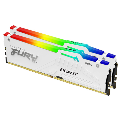 Kingston Fury Beast 32Go RGB (2x16Go) DDR5 6000MHz - Mémoire PC Kingston sur grosbill.com - 0