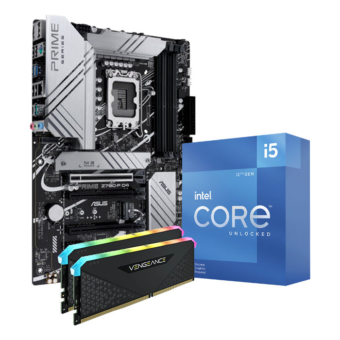 PRIME Z790-P D4 + 12600KF + 2x8G DDR4 - grosbill.com - 0