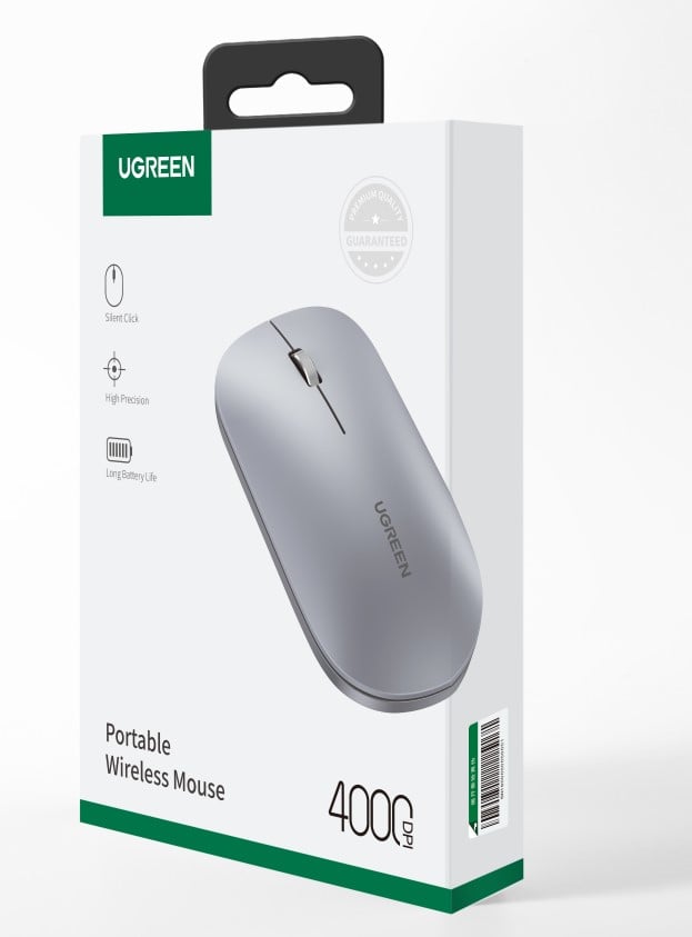 UGREEN Ultra Slim Portable - Souris PC UGREEN - grosbill.com - 1