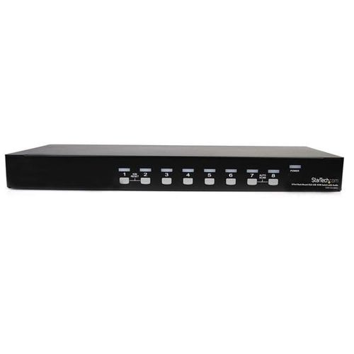 8 Port USB VGA KVM Switch with Audio - Achat / Vente sur grosbill.com - 1