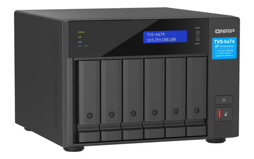 Qnap TVS-H674-I5-32G - 6 HDD/i5-12400/32Go - Serveur NAS Qnap - 9