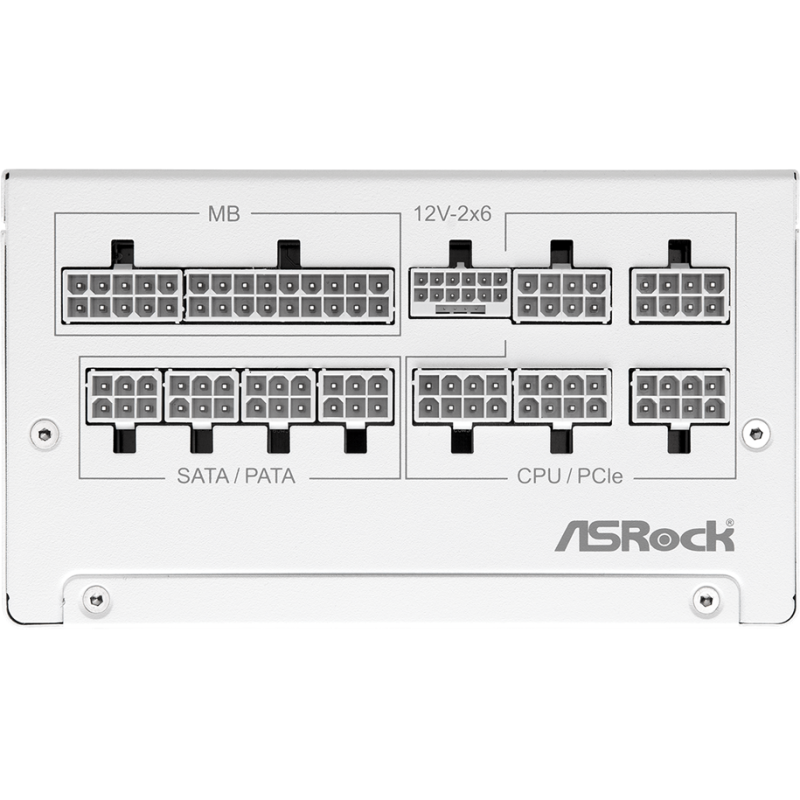 ASRock Steel Legend SL-1000G - 1000W - 80+ Gold - Blanc (90-UXS100-GFEABA) - Achat / Vente Alimentation sur grosbill.com - 2