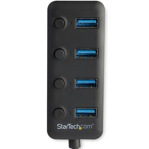 Hub - USB 3 4-Port with On/Off Switches - Achat / Vente sur grosbill.com - 2