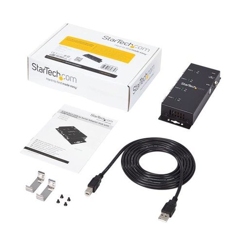 4 Port USB to DB9 RS232 Serial Adapter - Achat / Vente sur grosbill.com - 6