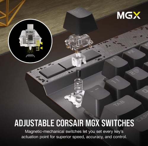 Corsair K70 Max - Clavier PC Corsair - grosbill.com - 1