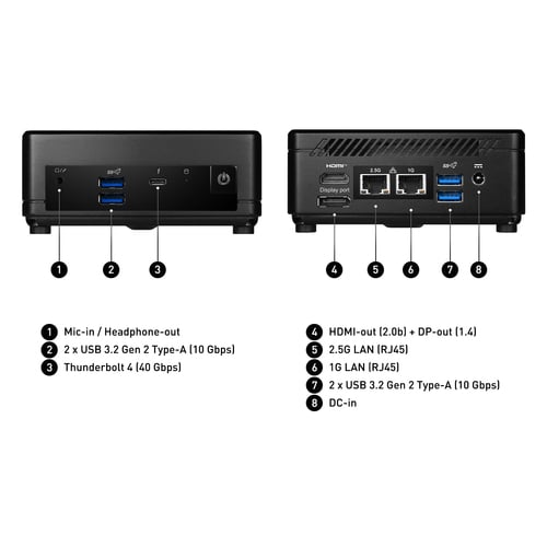 MSI Cubi 5 12M-003BEU - Barebone et Mini-PC MSI - grosbill.com - 4