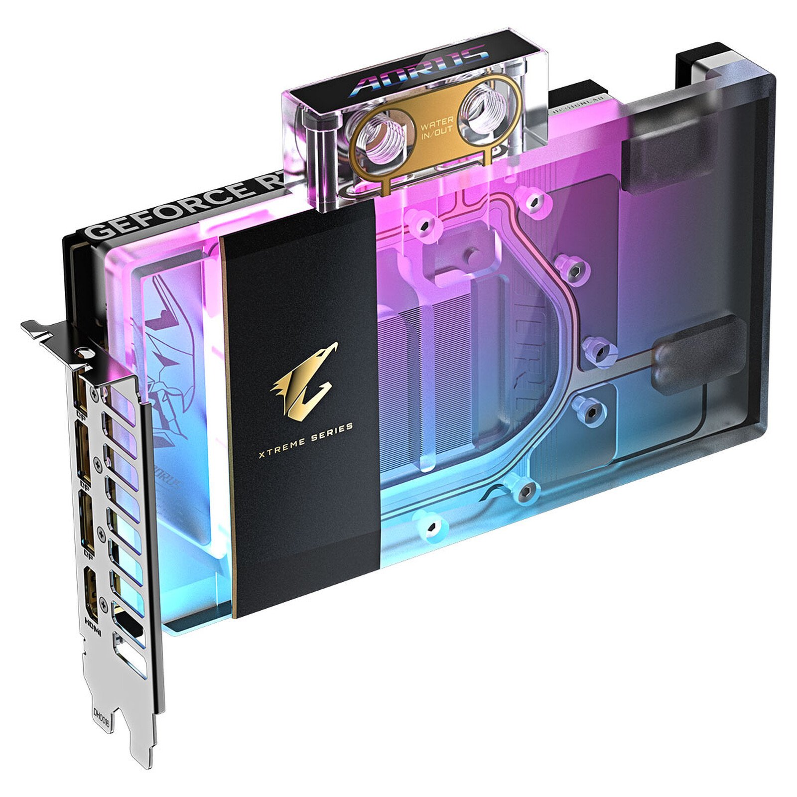 Gigabyte AORUS GeForce RTX 5080 XTREME WATERFORCE WB 16G - Carte graphique - 4