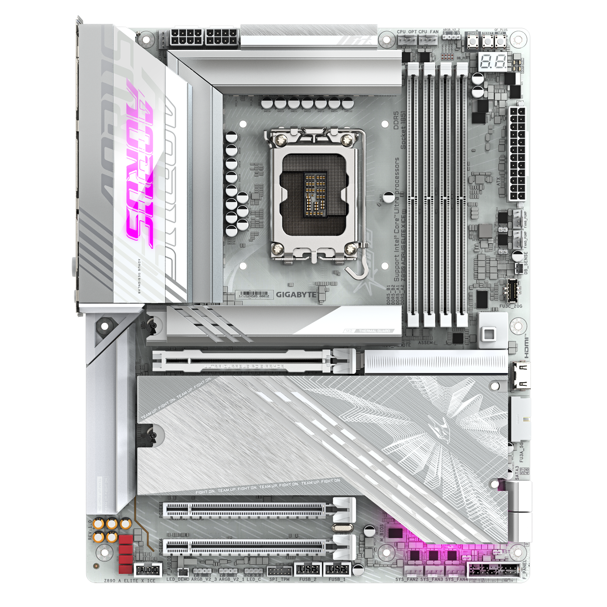 Gigabyte Z890 A ELITE X ICE   - Carte mère Gigabyte - grosbill.com - 1