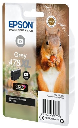 Epson Ink/478XL Squirrel 11.2ml GY - Achat / Vente Consommable imprimante sur grosbill.com - 2