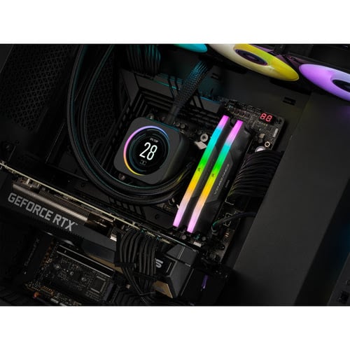 Corsair Vengeance RGB 32Go (2x16Go) DDR5 6000MHz - Mémoire PC Corsair sur grosbill.com - 7