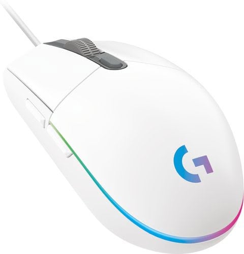 G102 LIGHTSYNC Gaming Mouse WHITE (910-005824) - Achat / Vente sur grosbill.com - 2