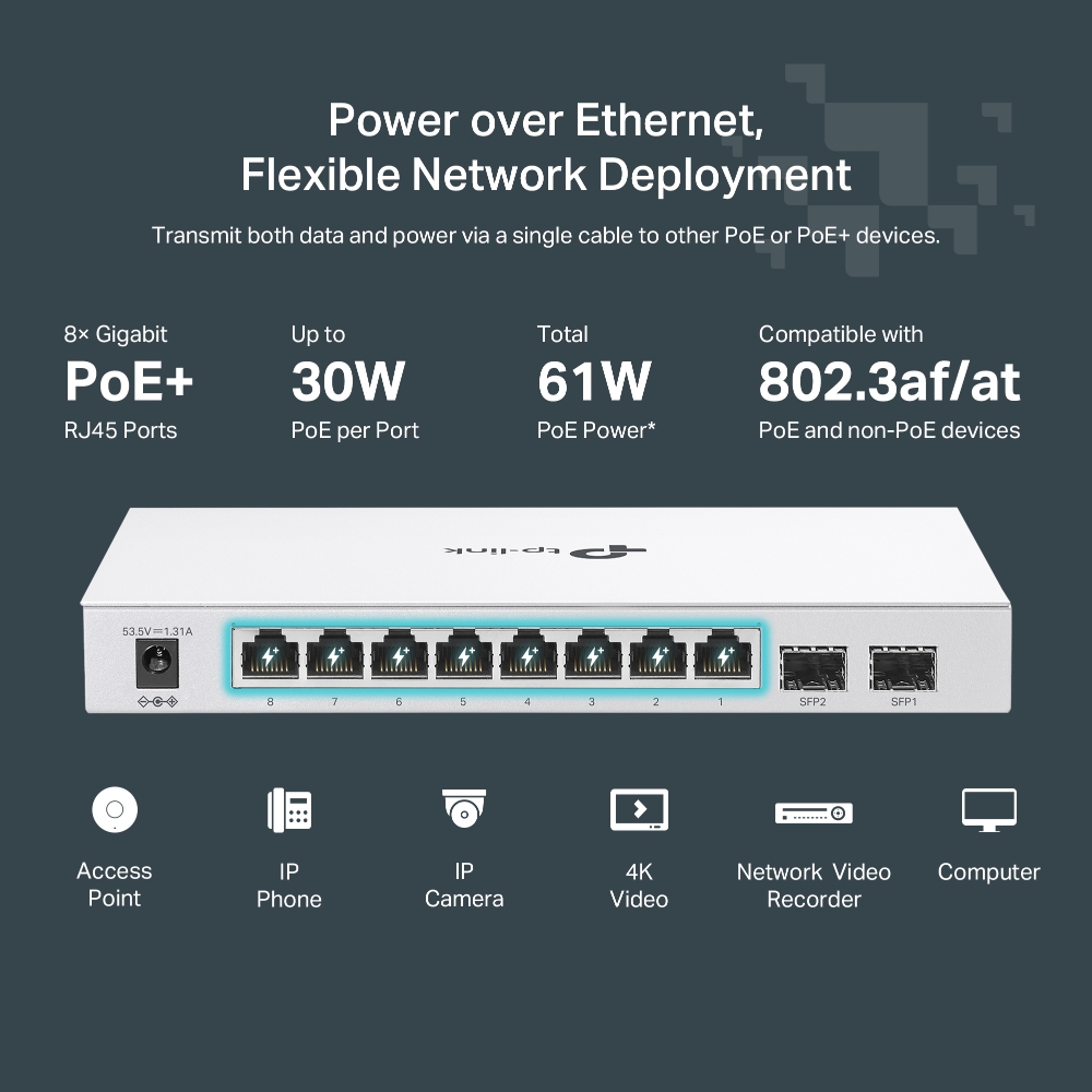 Switch TP-Link Festa FS310GP - grosbill.com - 7