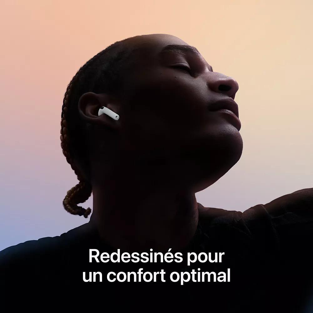 Ecouteur AirPods 4 - Accessoire téléphonie Apple - grosbill.com - 2