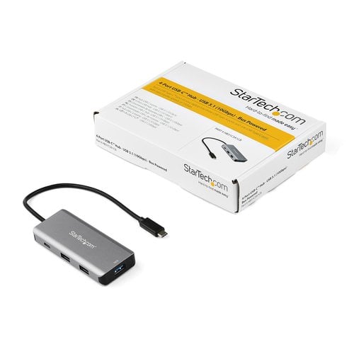 Hub USB-C a 4 porte con LAN - 3xA e 1xC - Achat / Vente sur grosbill.com - 4