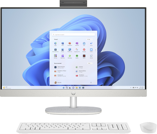 HP 27-cr0041nf 27" FHD/R7-7730U/16Go/1To/W11 Blanc - All-In-One PC/MAC - 0