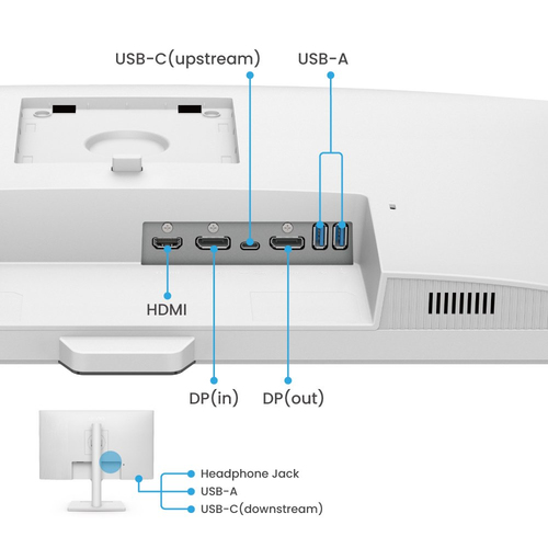 BenQ 27"  9H.LLGLA.TBE - Ecran PC BenQ - grosbill.com - 4