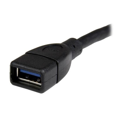 6in Black USB 3.0 Extension Cable A to A - Achat / Vente sur grosbill.com - 2