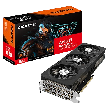 image produit Gigabyte Radeon RX 7600 XT GAMING OC 16G Grosbill