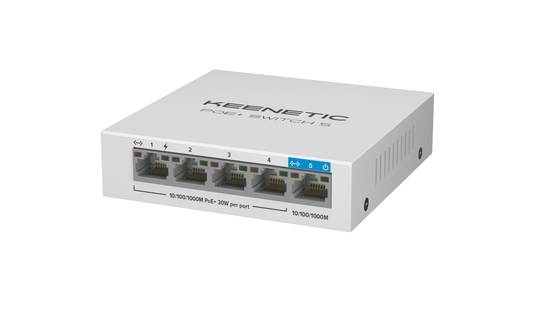 Switch KEENETIC 5 Ports 10/100/1000 - 4 Ports PoE+ - KN-4610-01-EU  - 0