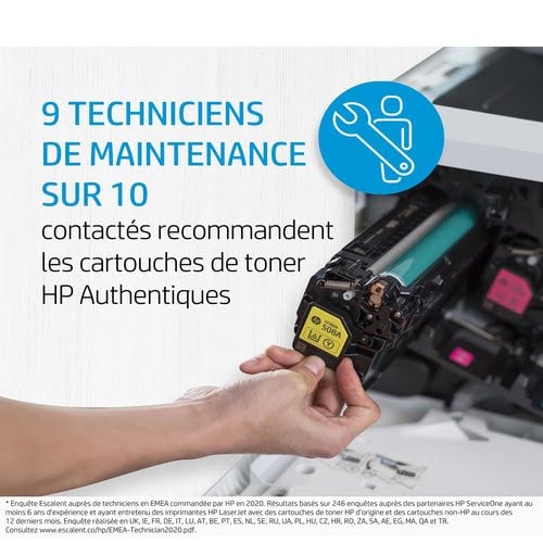 HP - Cyan, Magenta, Jaune - CF370AM - Achat / Vente Consommable imprimante sur grosbill.com - 6