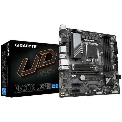 Gigabyte B760M DS3H DDR5 Micro-ATX  - Carte mère Gigabyte - 0