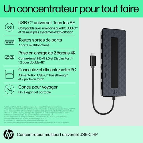 UNIV USB-C MULTIPORT HUB - Achat / Vente sur grosbill.com - 9