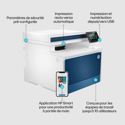 HP Color LaserJet Pro MFP 4302dw - Achat / Vente sur grosbill.com - 11