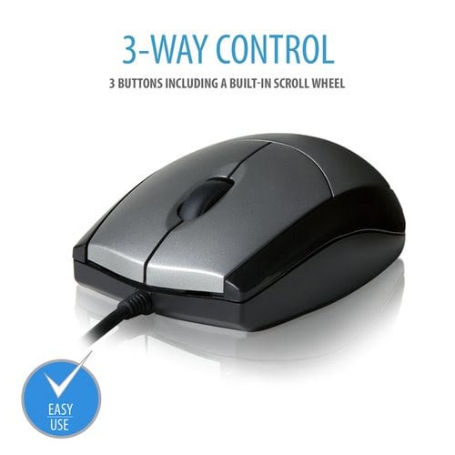 SOURIS OPTIQUE FILAIRE USB - Achat / Vente sur grosbill.com - 7