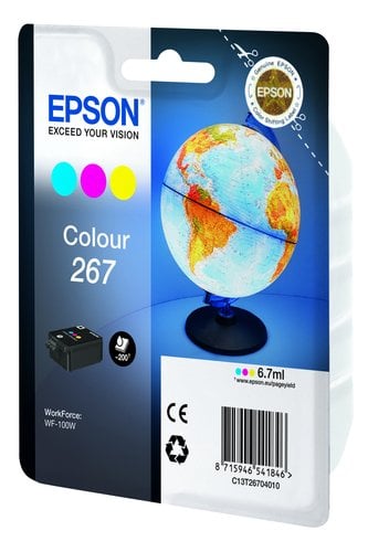 Epson Ink/267 Globe 6.7ml CMY SEC - Achat / Vente Consommable imprimante sur grosbill.com - 1