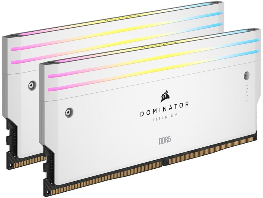 Corsair Dominator Titanium RGB 32Go (2x16Go) DDR5 6400MHz - Mémoire PC Corsair sur grosbill.com - 0