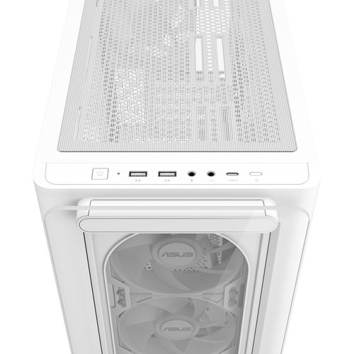 Asus A23 PLUS TG ARGB Blanc Blanc - Boîtier PC Asus - grosbill.com - 6