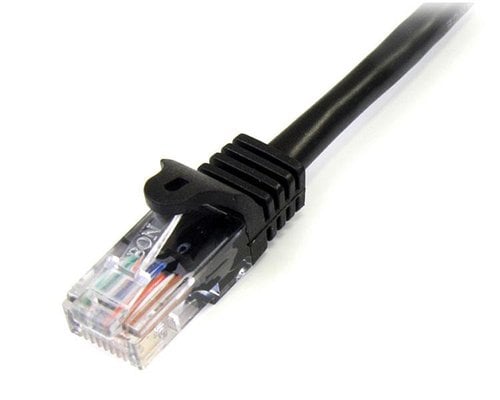 5m Black Snagless UTP Cat5e Patch Cable - Achat / Vente sur grosbill.com - 1