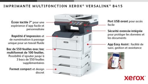 VERSALINK B415 A4 47PPM DUPLEX - Achat / Vente sur grosbill.com - 4