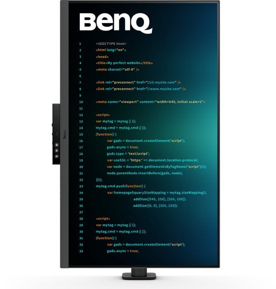 BenQ 32 pouces  9H.LMTLA.TBE - Ecran PC BenQ - grosbill.com - 2