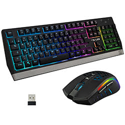 Pack Clavier/Souris The G-LAB Combo Tungsten - Souris/clavier/sans fil/RGB Grosbill