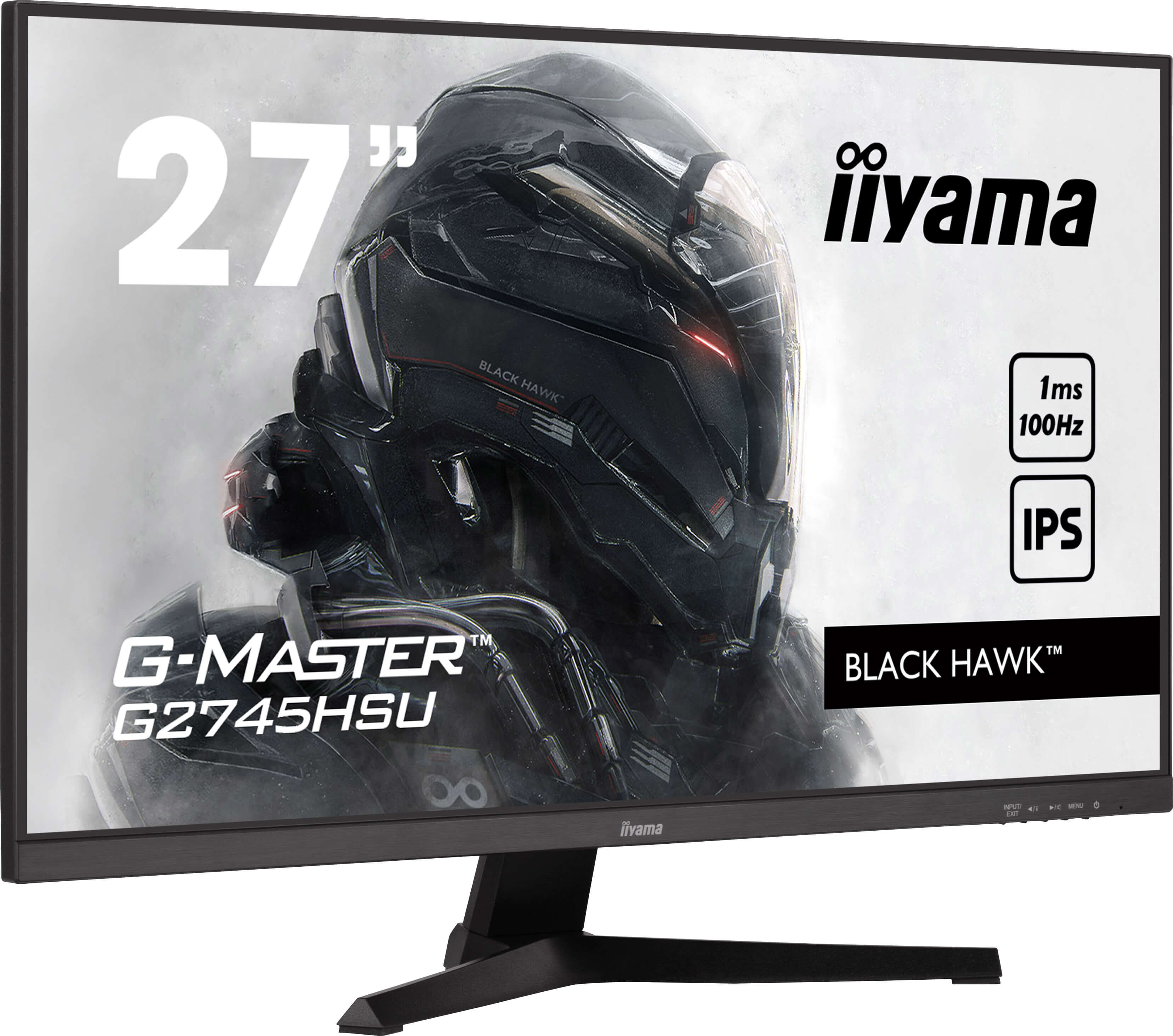 Iiyama 27"  G2745HSU-B2 - Ecran PC Iiyama - grosbill.com - 1