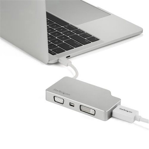 4-in-1 USB-C to VGA DVI HDMI or mDP - Achat / Vente sur grosbill.com - 4